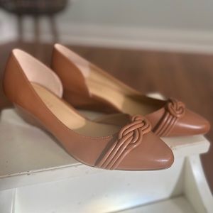 NWT Talbots Havana Tan Laney Knot 8.5 8 1/2 Includes Box $139